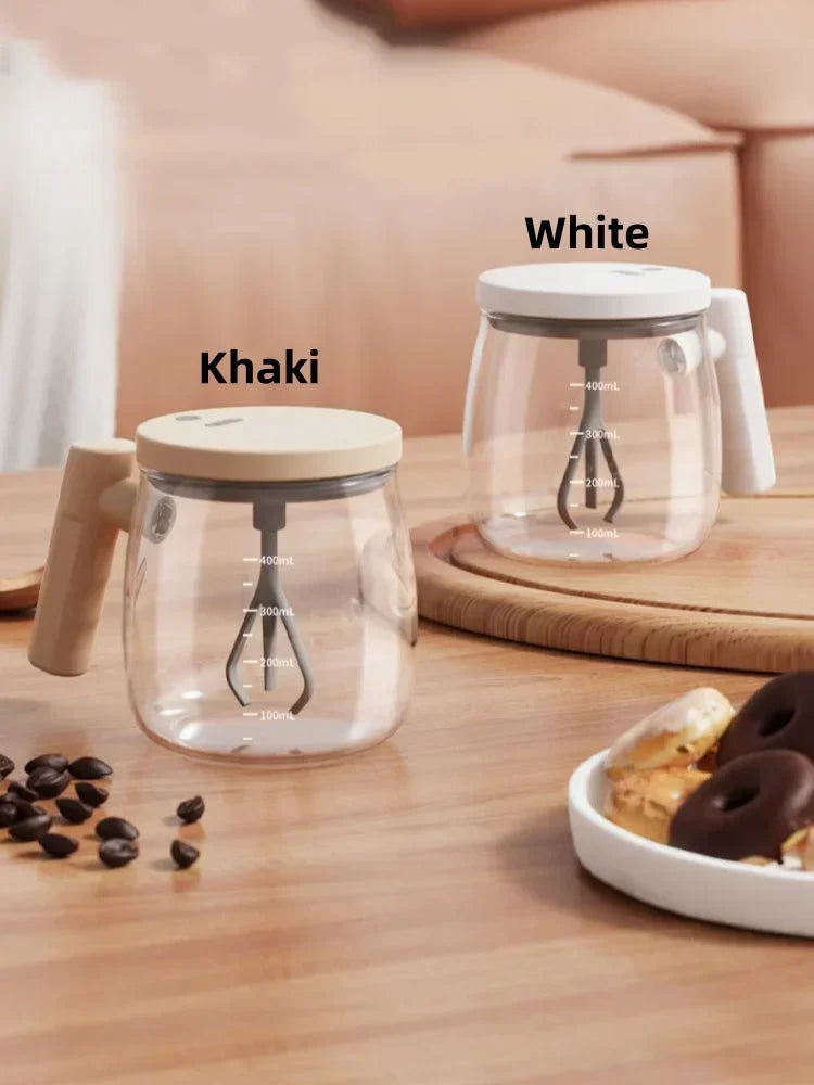 400ML Electric Self Stirring Coffee Cup Rechargeable Self Mixing Juice Coffee Cup Home Office Gyms Protein Powder Mixing Cups