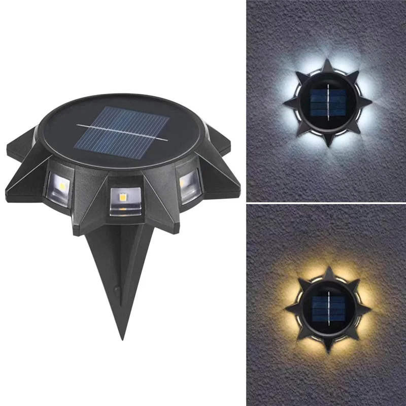 2PCS Exquisite Outdoor Underground Lamp With Automatic Lighting- Multipurpose In-Ground Solar Light - Solar Ground Light Durable