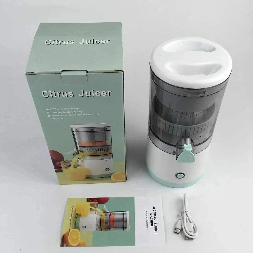 HOMEFISH Electric Juicer Juice Cup Citrus Orange Squeezer USB Charging Fruit Juicer Blender Fresh Separator Press Machine