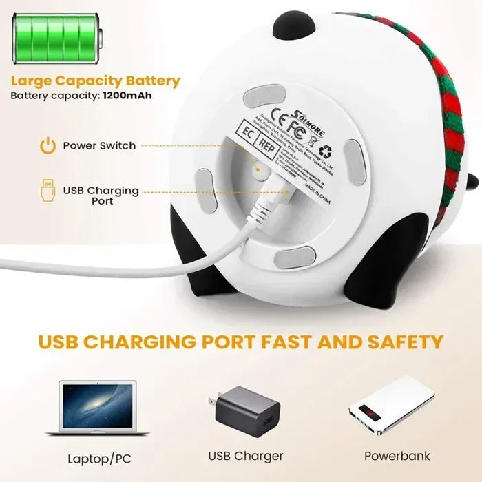 Baby Night Light Timing USB Rechargeable Panda Nursery Sleeping Lamp Portable Beside Touch Lamp for Room Decoration