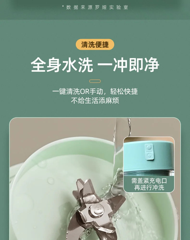 New Royalty Line Roya Mason Cup Juicer Electric Portable Stirring Crushed Smoothies Juicer New Product