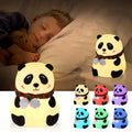 Baby Night Light Timing USB Rechargeable Panda Nursery Sleeping Lamp Portable Beside Touch Lamp for Room Decoration