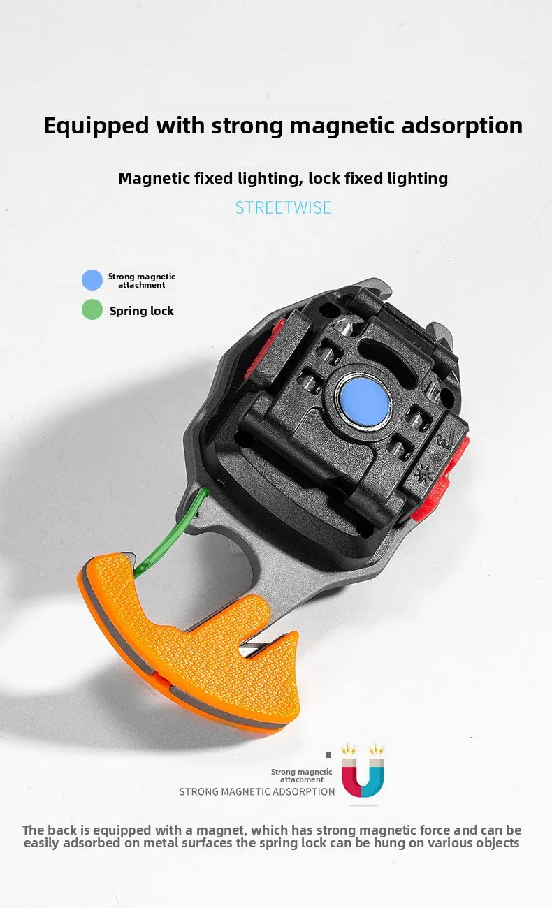 5 in1 Multifunctional Mini COB LED KeyChain Light： USB, Magnet, Opener, Screwdriver