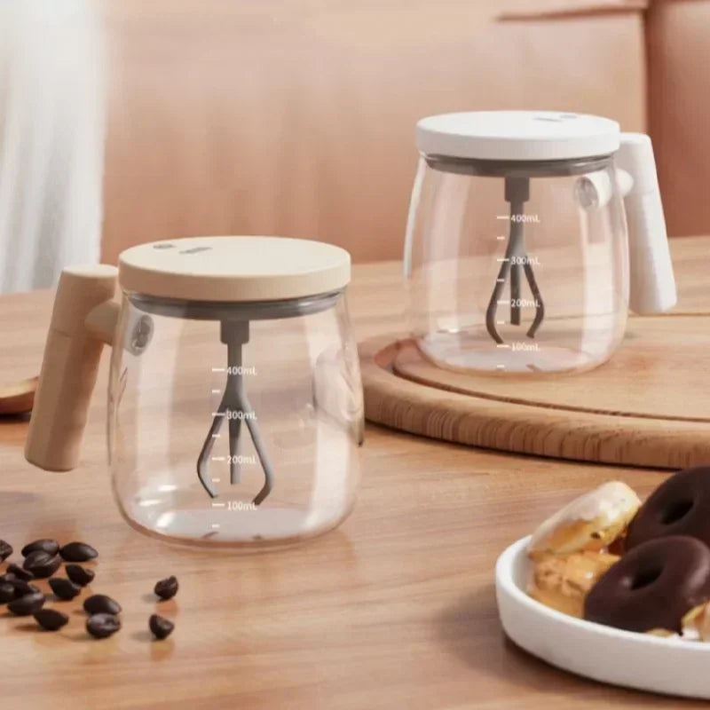 400ML Electric Self Stirring Coffee Cup Rechargeable Self Mixing Juice Coffee Cup Home Office Gyms Protein Powder Mixing Cups