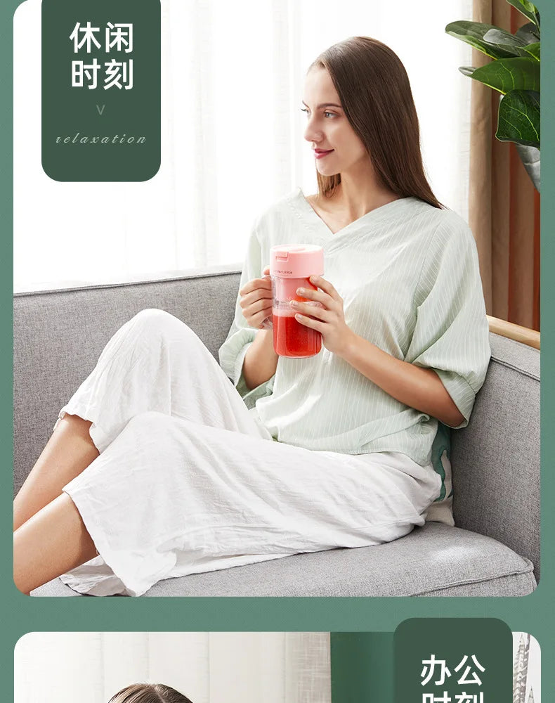 New Royalty Line Roya Mason Cup Juicer Electric Portable Stirring Crushed Smoothies Juicer New Product