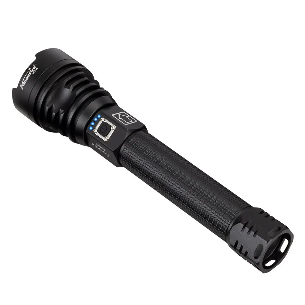 5000Lumen P90 LED Zoom Powerful Flashlight USB Rechargeable High Power Outdoor Patrol Camping Hunting Hiking Strong light Torch