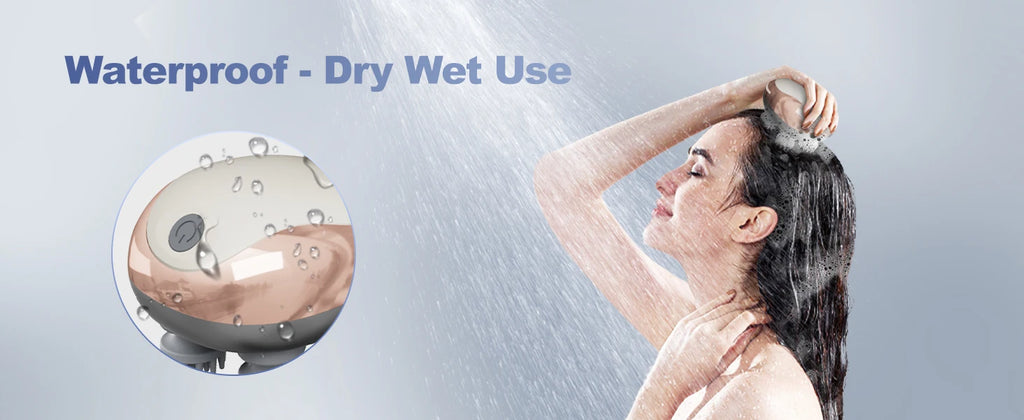 Electric Scalp Massager Handheld Portable  Scalp Massager Head Scratcher for Full Body Massage Deep Clean and Stress Relax.