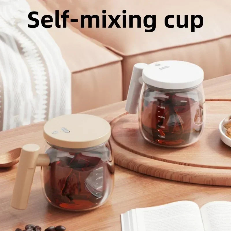 400ML Electric Self Stirring Coffee Cup Rechargeable Self Mixing Juice Coffee Cup Home Office Gyms Protein Powder Mixing Cups