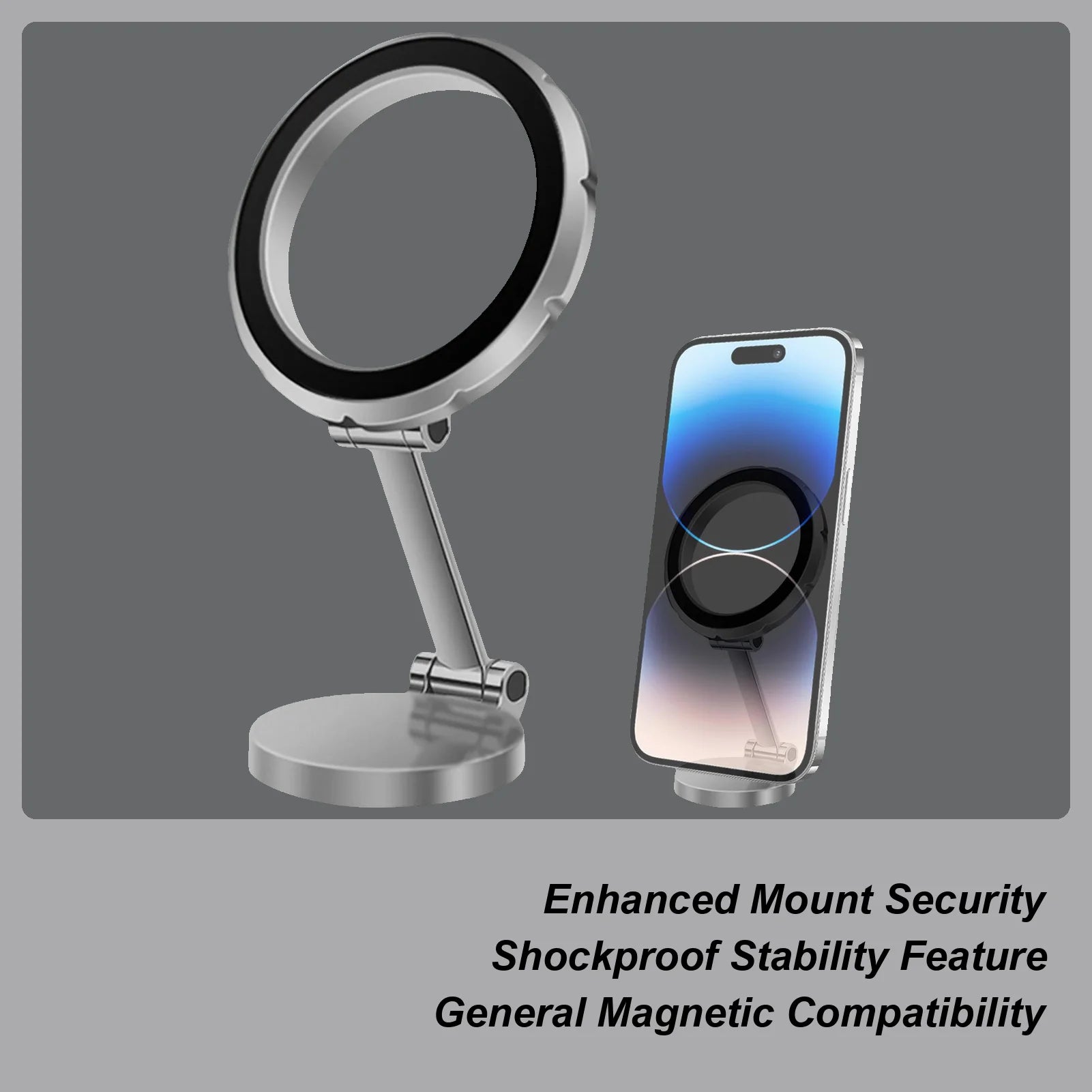 Magnetic Phone Mount 360 Rotation Magnetic Phone Mount Vehicle Navigation Holder For Car Truck SUV RV Vehicle Daily Commuting