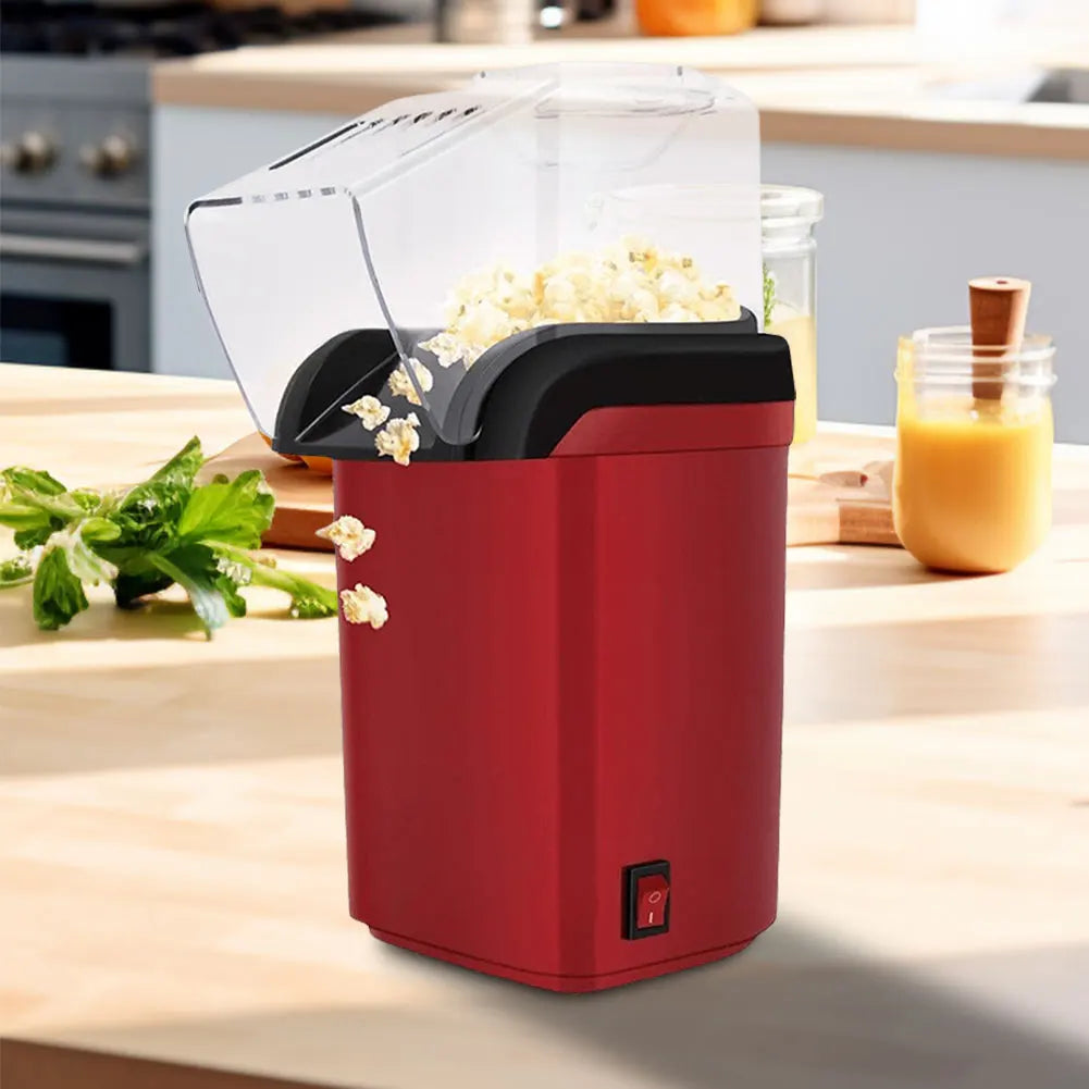 Popcorn Machine High Popping Rate Fully Automatic Popcorn Machine Electric Air Popper Mini Popcorn Machine for Home Kitchen
