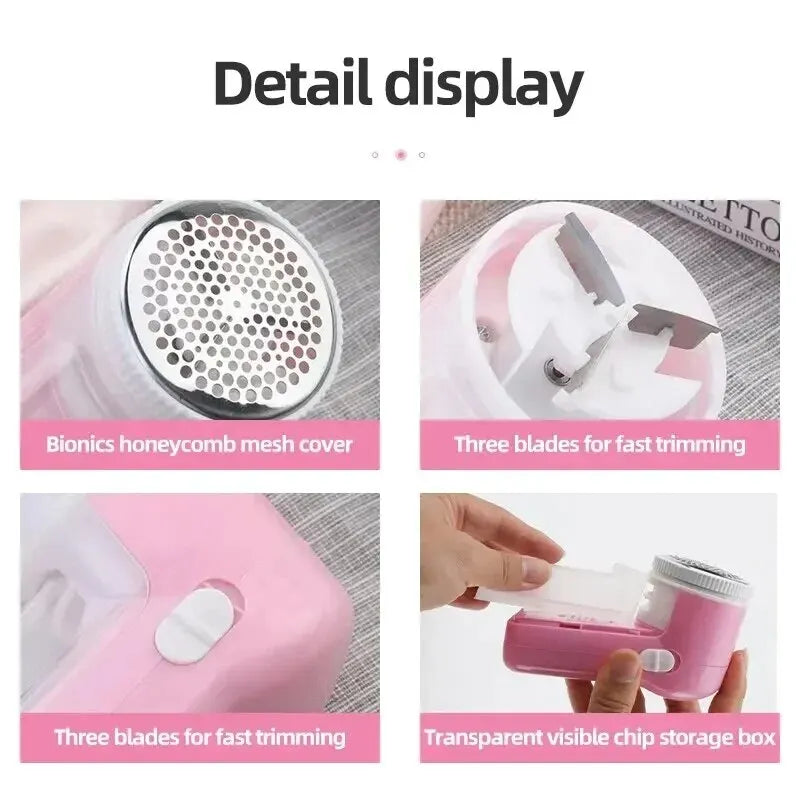 Portable Lint Remover for Clothing Electric Sweater Clothes Lint Cleaning Fabric Shaver From Pellets on Clothes Removers Fluff