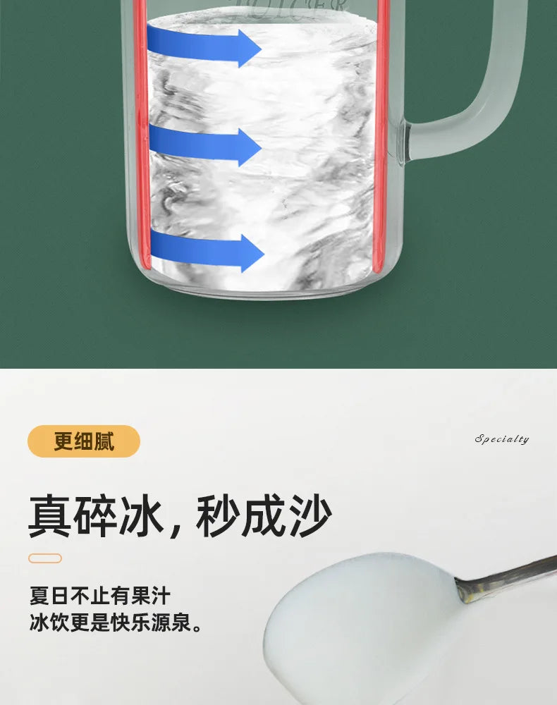 New Royalty Line Roya Mason Cup Juicer Electric Portable Stirring Crushed Smoothies Juicer New Product