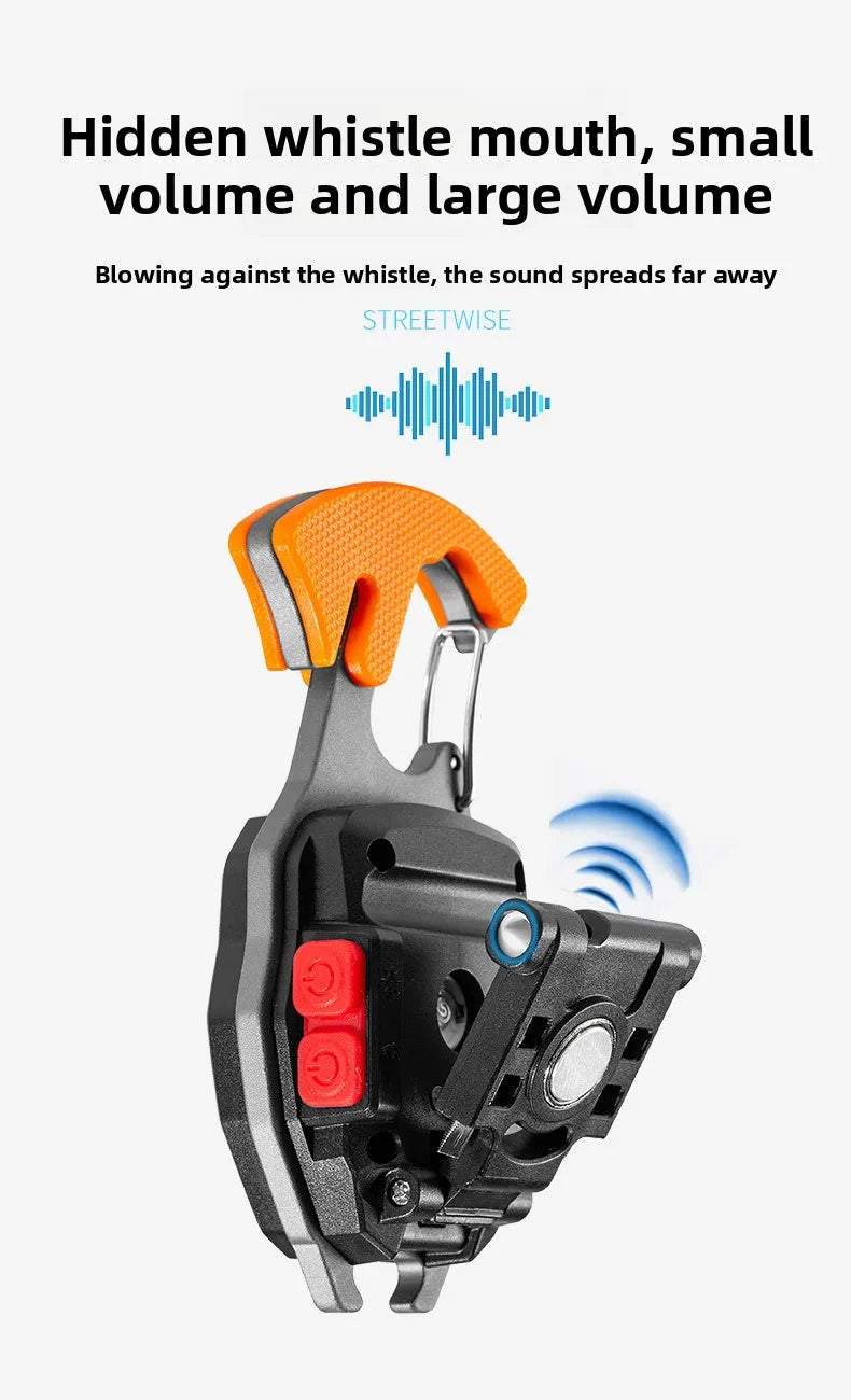 5 in1 Multifunctional Mini COB LED KeyChain Light： USB, Magnet, Opener, Screwdriver