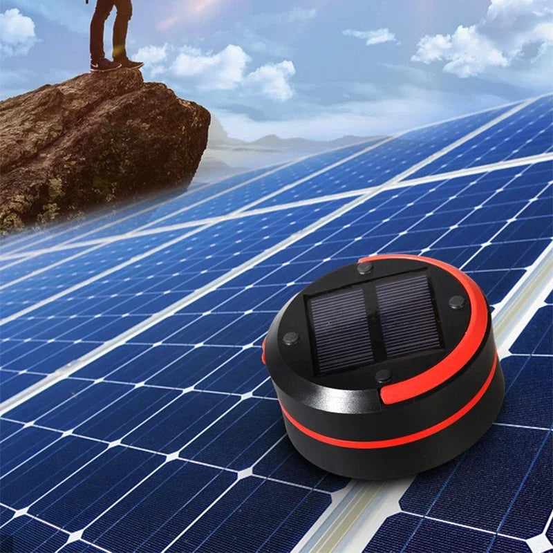 Solar Rechargable Camping Light Foldable Portable Lantern Power Bank Waterproof Flashlight Solar Lamp Camping Outdoor ﻿Lamp