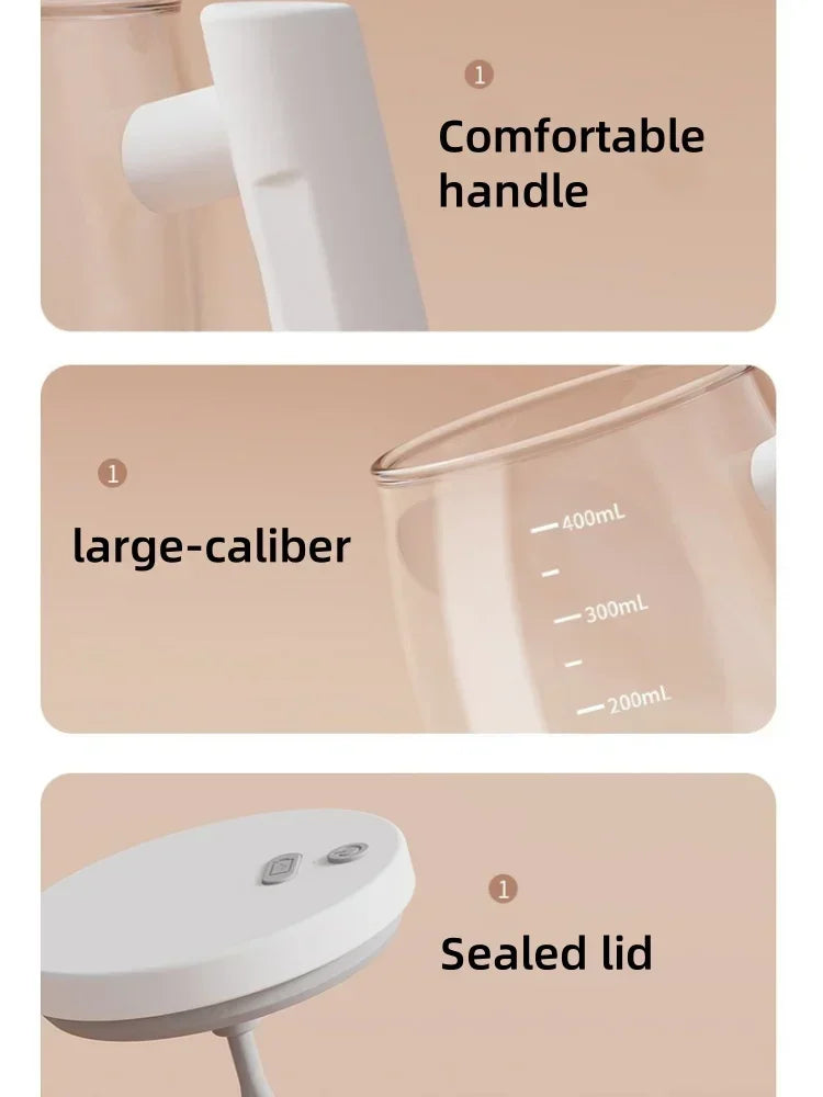 400ML Electric Self Stirring Coffee Cup Rechargeable Self Mixing Juice Coffee Cup Home Office Gyms Protein Powder Mixing Cups