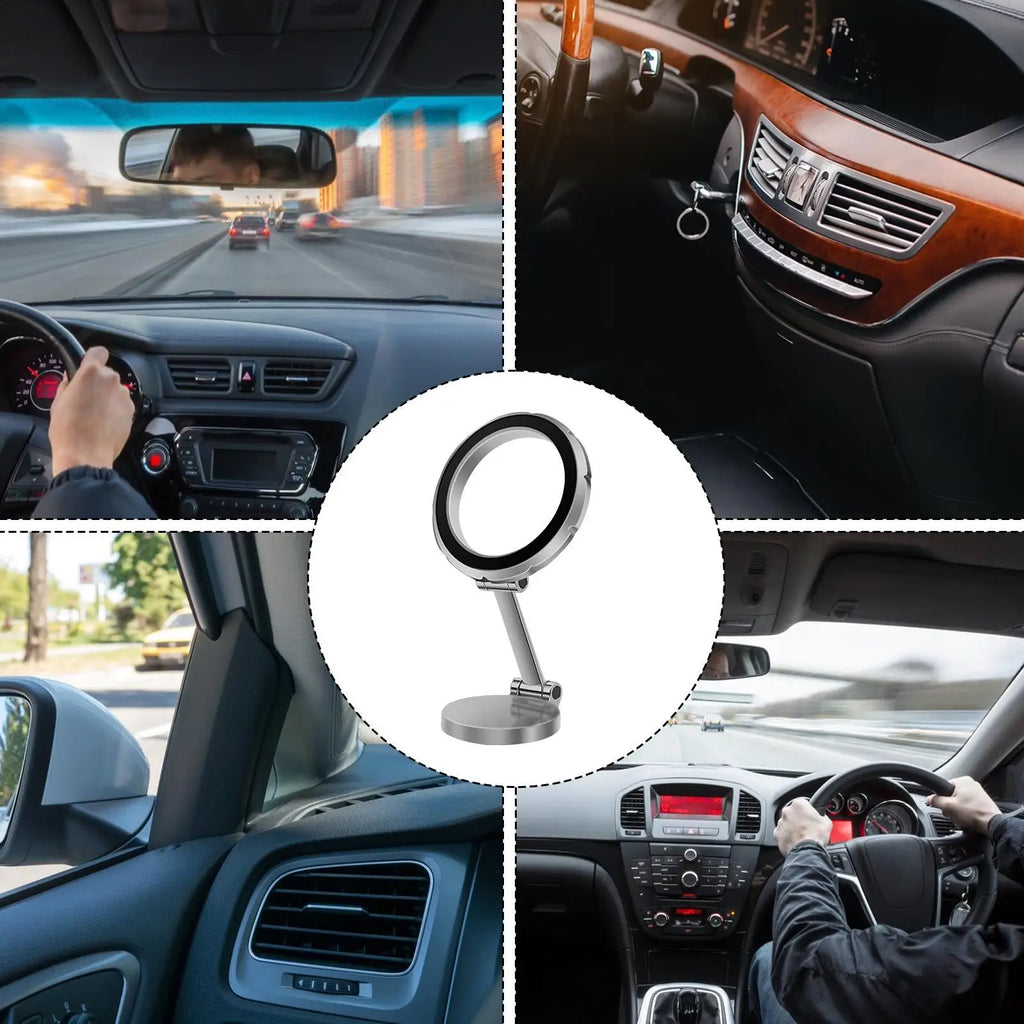 Magnetic Phone Mount 360 Rotation Magnetic Phone Mount Vehicle Navigation Holder For Car Truck SUV RV Vehicle Daily Commuting