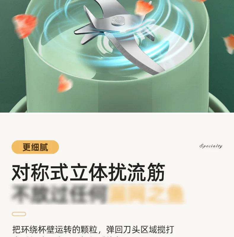 New Royalty Line Roya Mason Cup Juicer Electric Portable Stirring Crushed Smoothies Juicer New Product